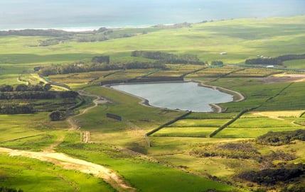 view of lake